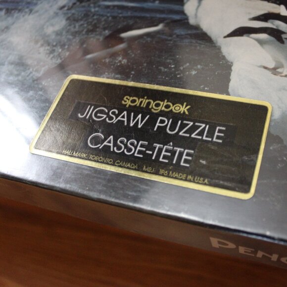 3/$77❤️new sealed vintage 1989 PENGUIN PLUNGE 500 pcs Springbok puzzle PZL4443 - Picture 4 of 10